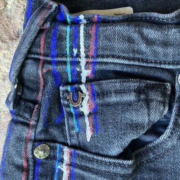 True Religion Modern Art Harper High Rise Super Skinny Jeans Size 26 - Picture 3 of 16